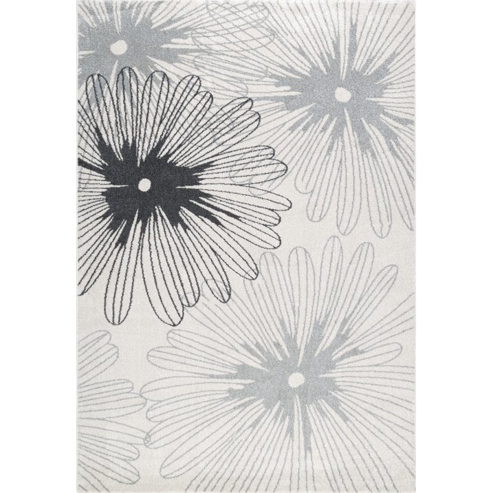 Chrysanthemum Petal Pattern Rectangular Rug