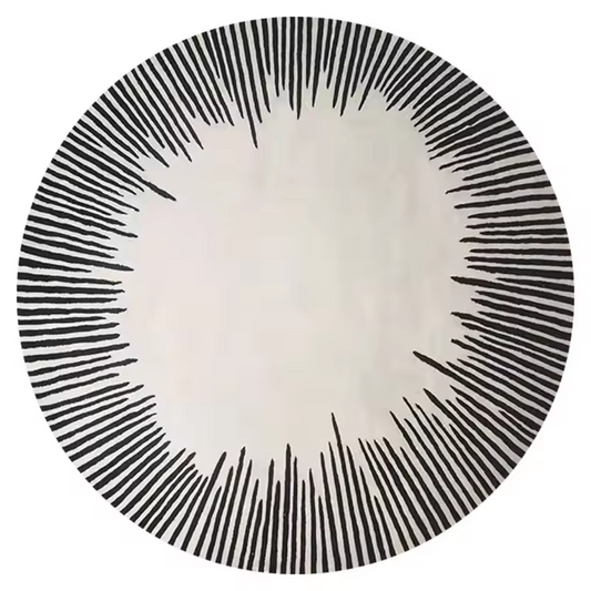 Luxurious Line Round Rug