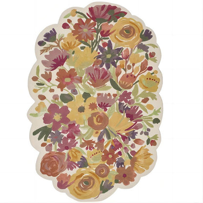 Vibrant Tufted Floral Rug